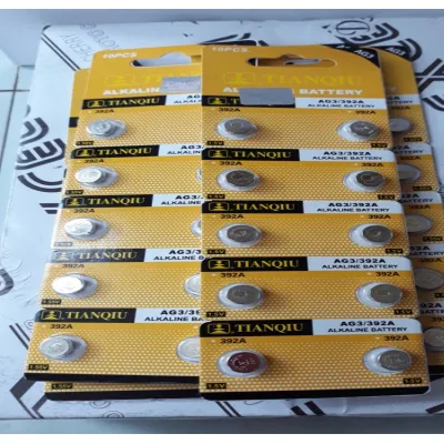 vỉ 10 viên pin ag3/lr41h/392a tianqiu 1.5v vỉ 10 viên pin ag3/lr41h/392a tianqiu 1.5v