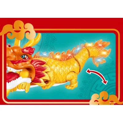 Xe Đồ Chơi Rồng Hình Rồng Uốn Lượn Di Chuyển 40X15Cm Có Đèn Và Âm Thanh Cho Bé Xe Đồ Chơi Rồng Hình Rồng Uốn Lượn Di Chuyển 40X15Cm Có Đèn Và Âm Thanh Cho Bé