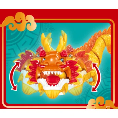 Xe Đồ Chơi Rồng Hình Rồng Uốn Lượn Di Chuyển 40X15Cm Có Đèn Và Âm Thanh Cho Bé Xe Đồ Chơi Rồng Hình Rồng Uốn Lượn Di Chuyển 40X15Cm Có Đèn Và Âm Thanh Cho Bé